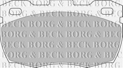 BORG & BECK bbp1571 -  Комплект тормозных колодок, дисковый тормоз